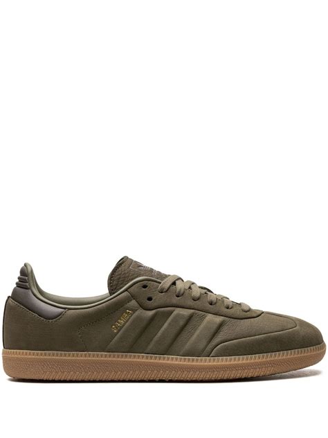 adidas zwart met groen|adidas samba schoenen.